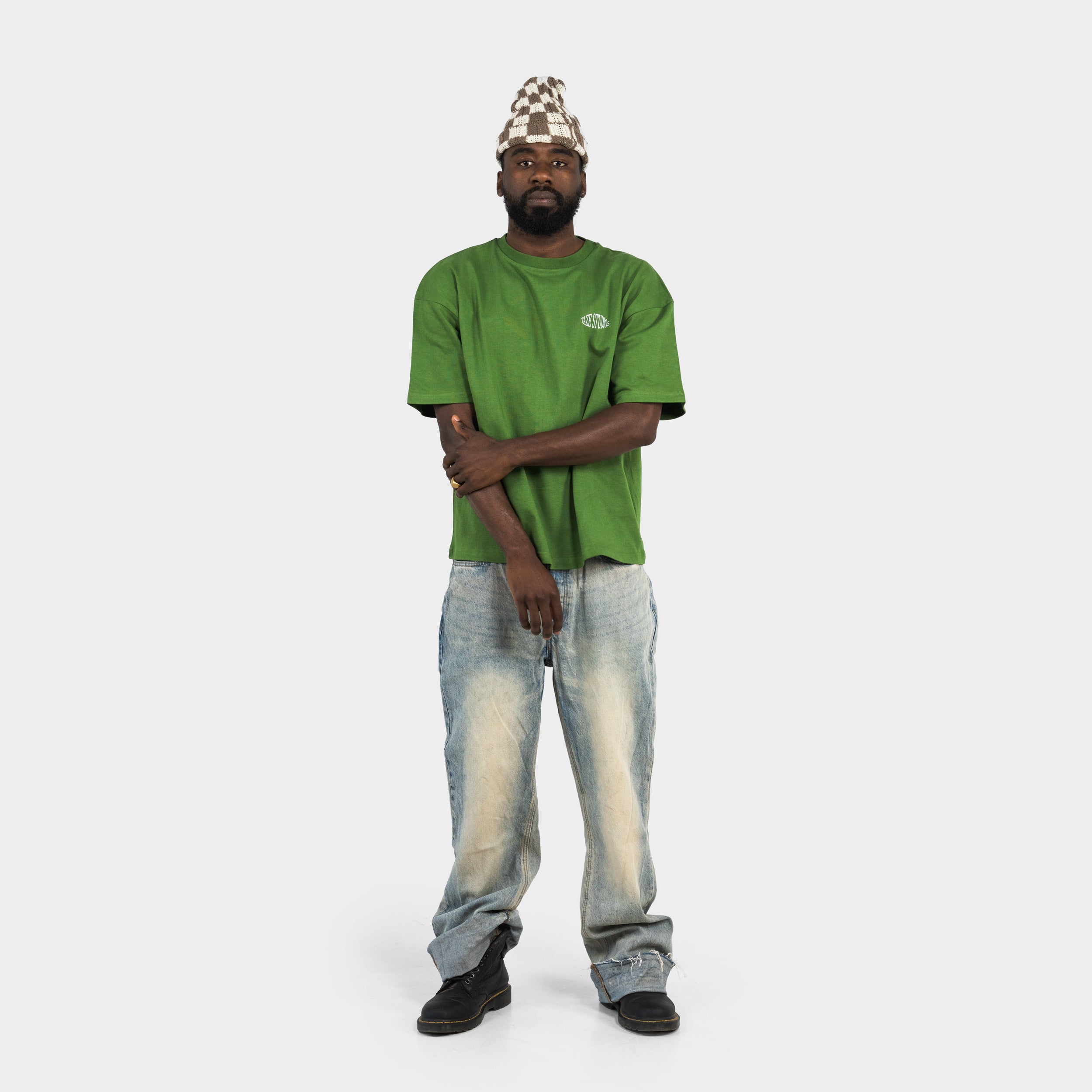 Stamp Tee - Garden Green